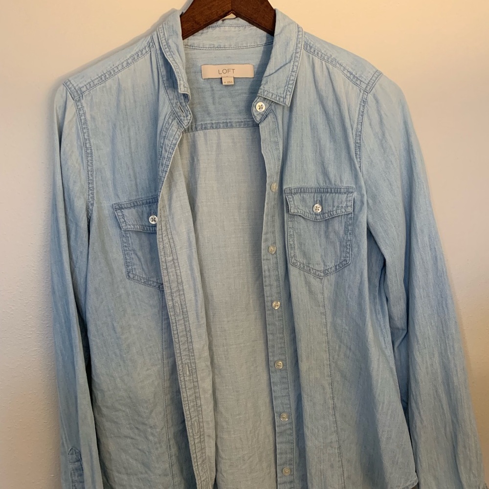 chambray top